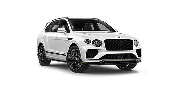 Bentley Brisbane Bentley Bentayga Speed SUV in Snow Quartz Pearlescent white paint