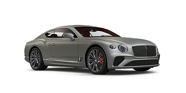 Bentley Brisbane Bentley GT Speed coupe in Extreme Silver paint front 34